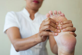 Douleur sous le pied